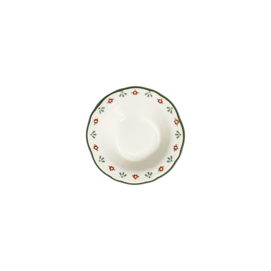 Conjunto de jantar 24 peças, porcelana multicolorida