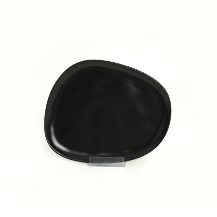 Conjunto de jantar 24 peças preto/grés