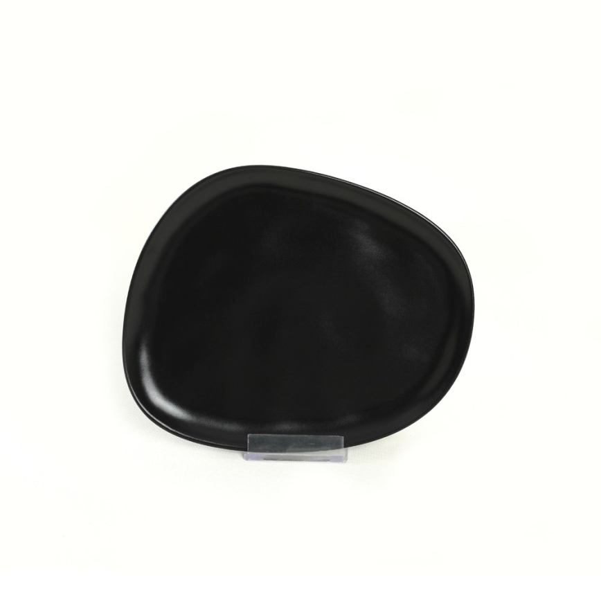 Conjunto de jantar 24 peças preto/grés