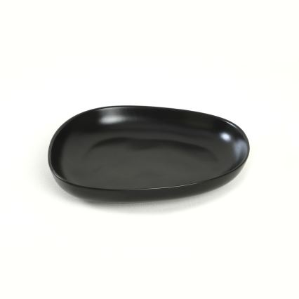Conjunto de jantar 24 peças preto/grés