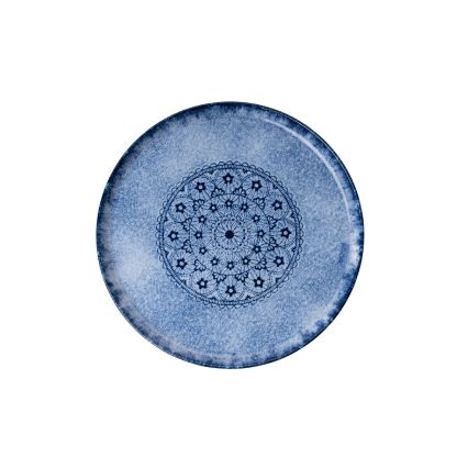 Conjunto de jantar 27 peças azul/porcelana