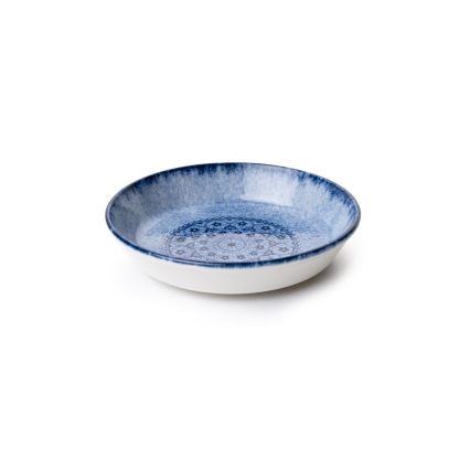 Conjunto de jantar 27 peças azul/porcelana