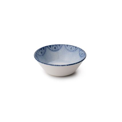 Conjunto de jantar 27 peças azul/porcelana