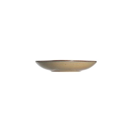 Conjunto de jantar 27 peças, porcelana, branco/marrom