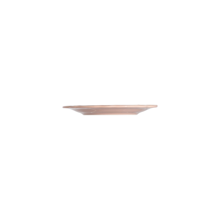 Conjunto de jantar 27 peças rosa/branco em porcelana