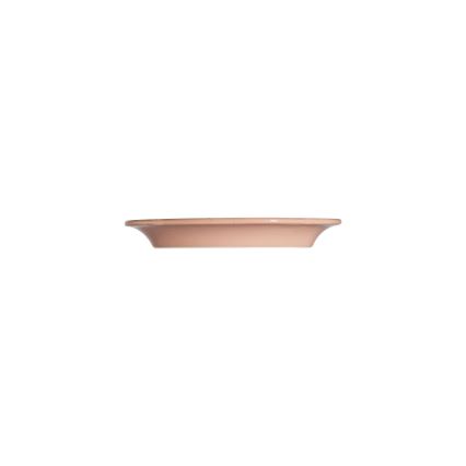 Conjunto de jantar 27 peças rosa/branco em porcelana
