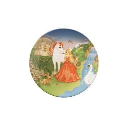 Conjunto de jantar 3 peças em grés multicolorido/delicado