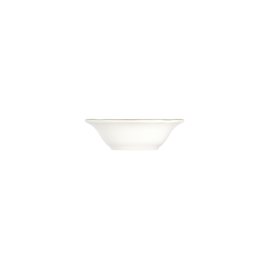 Conjunto de jantar 53 peças branco/dourado/porcelana
