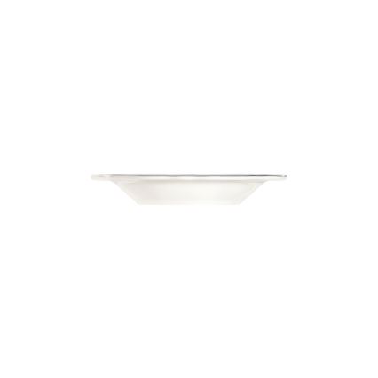 Conjunto de jantar 53 peças branco/prateado/porcelana