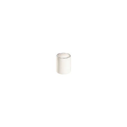 Conjunto de jantar 53 peças branco/prateado/porcelana