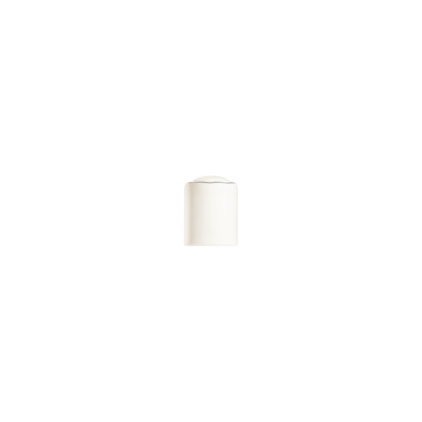 Conjunto de jantar 53 peças branco/prateado/porcelana