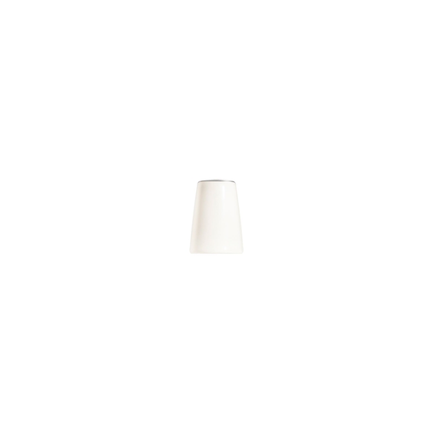 Conjunto de jantar 53 peças creme/prateado/porcelana