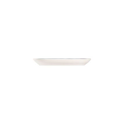 Conjunto de jantar 53 peças creme/prateado/porcelana