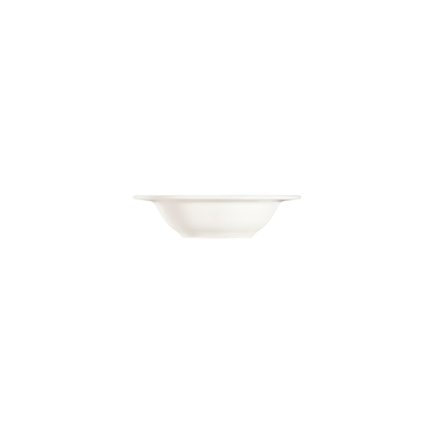 Conjunto de jantar 53 peças creme/prateado/porcelana