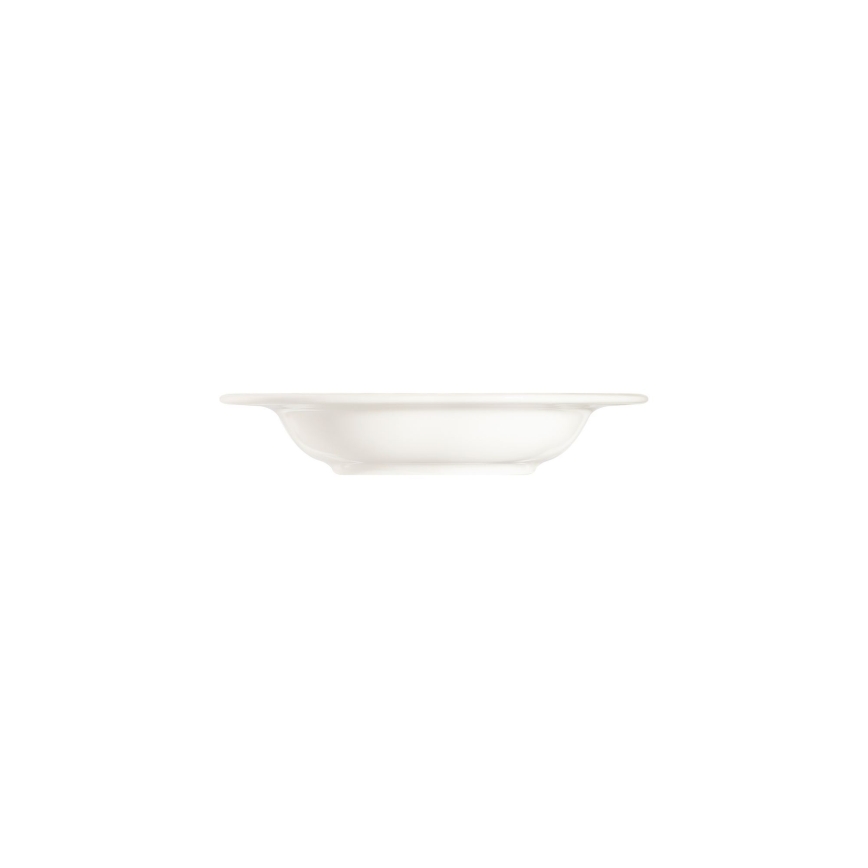 Conjunto de jantar 53 peças creme/prateado/porcelana
