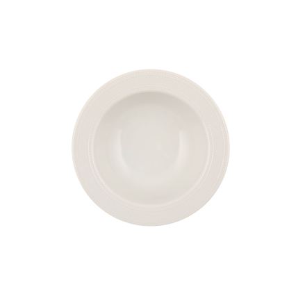 Conjunto de jantar 53 peças em porcelana branca