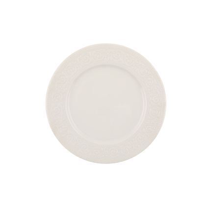 Conjunto de jantar 53 peças em porcelana branca