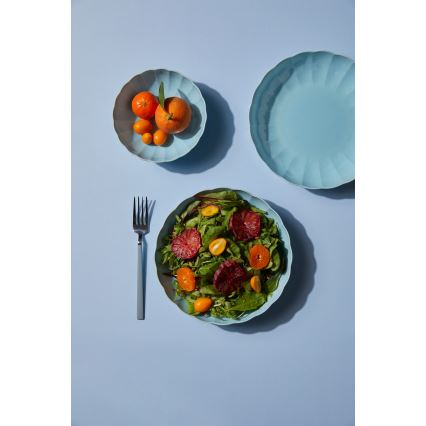 Conjunto de jantar de 18 peças azul/porcelana