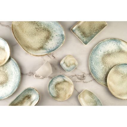 Conjunto de jantar de 18 peças multicolorido/porcelana