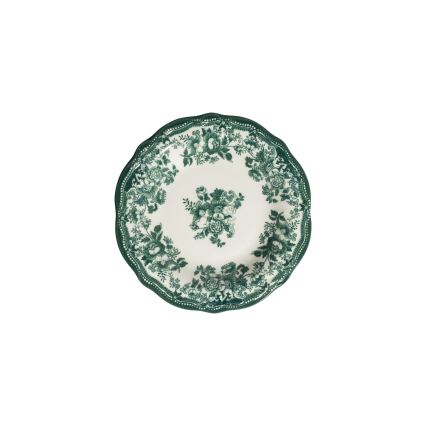 Conjunto de jantar de 24 peças branco/verde/porcelana