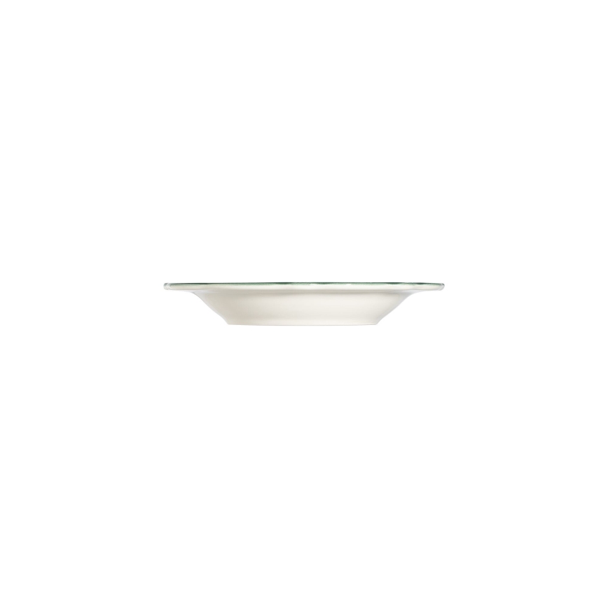 Conjunto de jantar de 24 peças branco/verde/porcelana