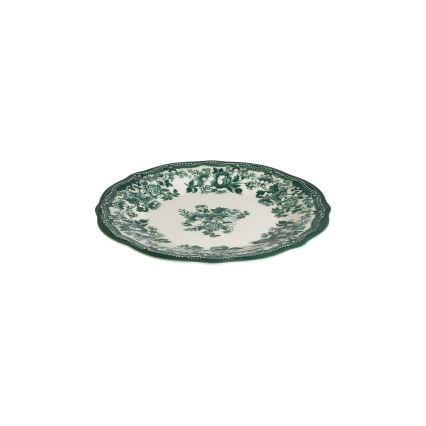 Conjunto de jantar de 24 peças branco/verde/porcelana