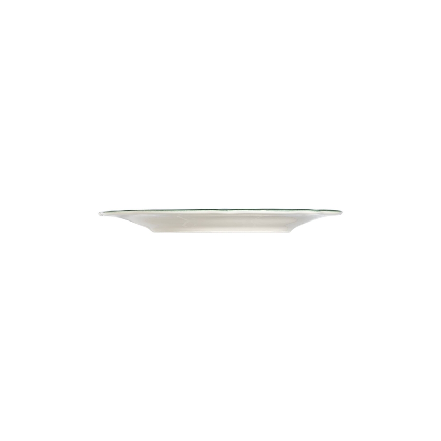 Conjunto de jantar de 24 peças branco/verde/porcelana