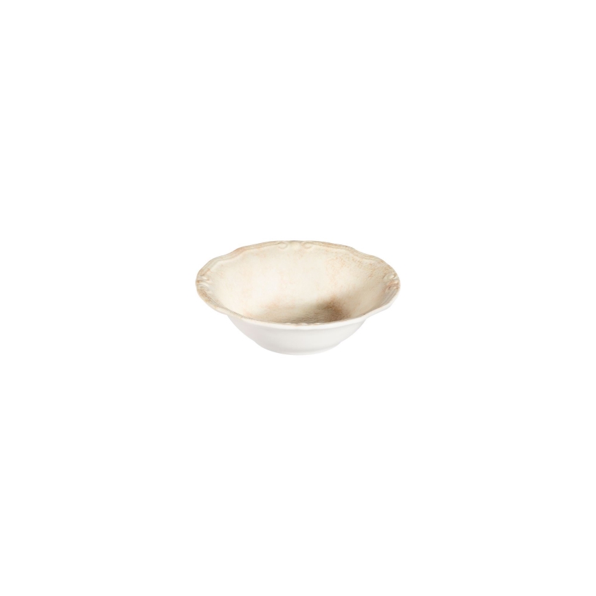 Conjunto de jantar de 27 peças bege/porcelana
