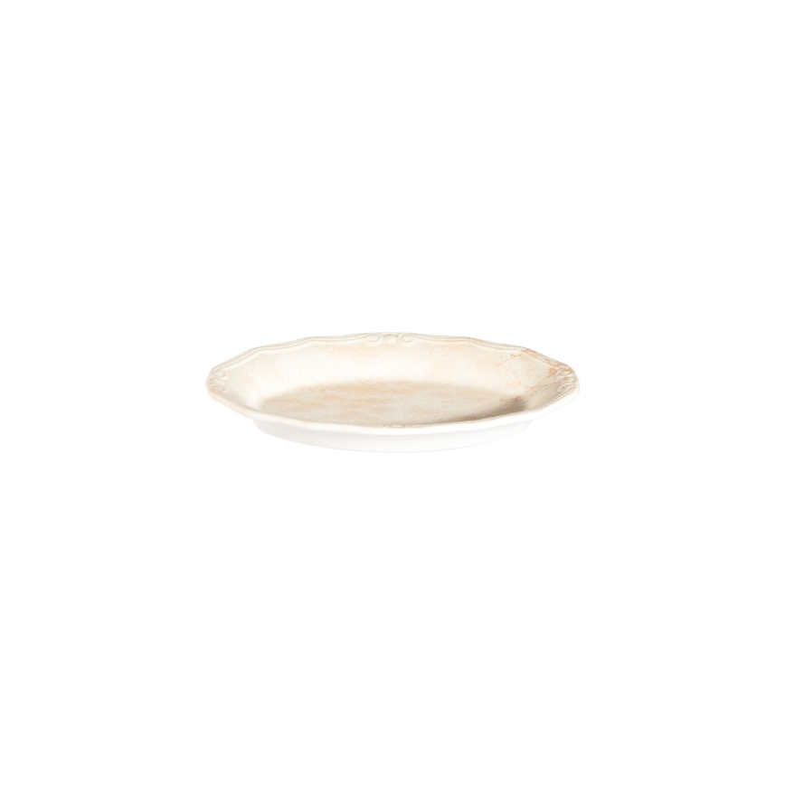 Conjunto de jantar de 27 peças bege/porcelana