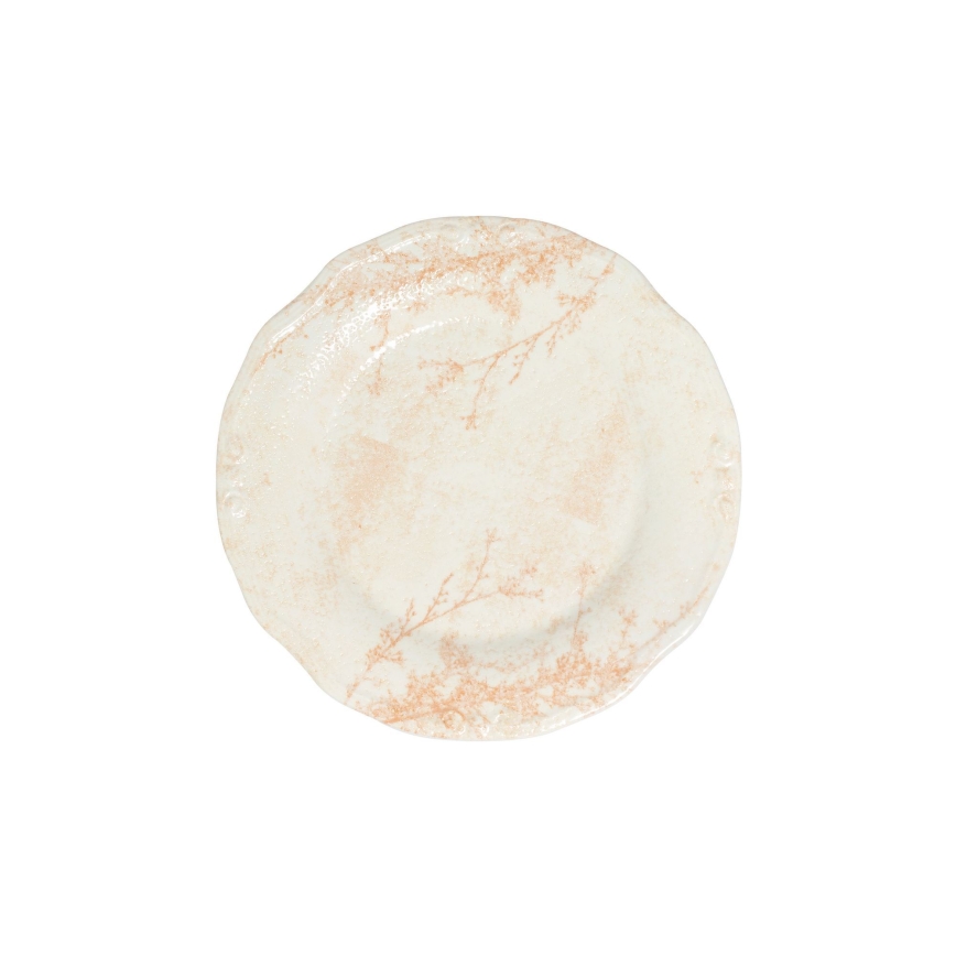 Conjunto de jantar de 27 peças bege/porcelana