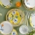 Conjunto de jantar de 50 peças em porcelana multicolorida