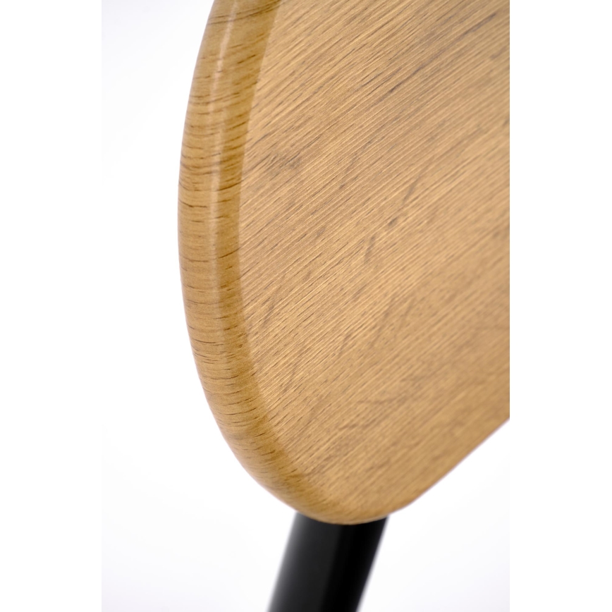 Conjunto de jantar NANDO 84x54 cm cinzento/castanho/preto