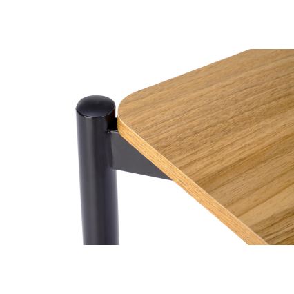Conjunto de jantar NANDO 84x54 cm cinzento/castanho/preto
