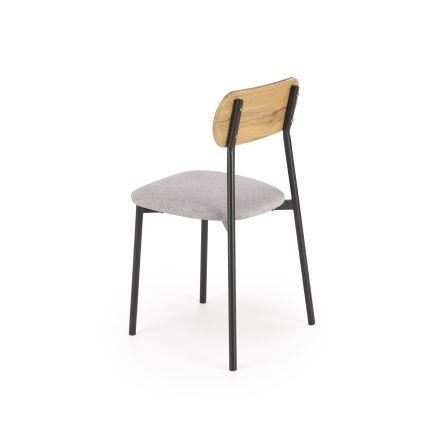 Conjunto de jantar NANDO 84x54 cm cinzento/castanho/preto