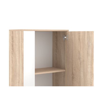 Conjunto de parede para sala BRICK carvalho sonoma/branco