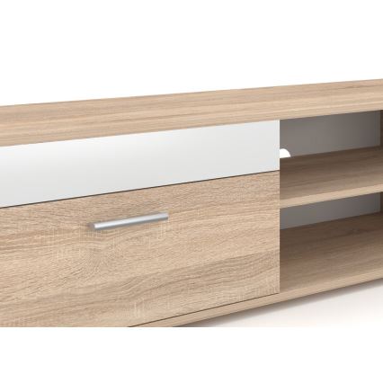 Conjunto de parede para sala BRICK carvalho sonoma/branco