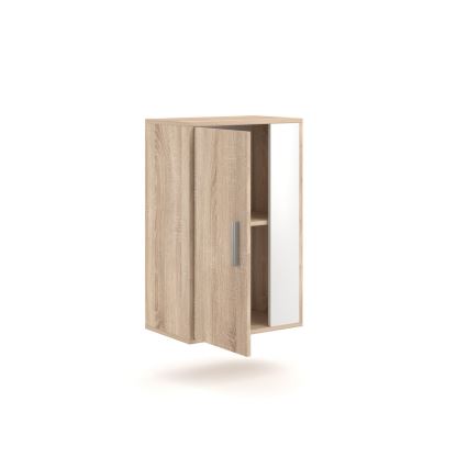 Conjunto de parede para sala BRICK carvalho sonoma/branco