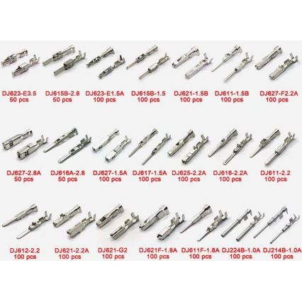 Conjunto de pinos para conectores de automóveis 1980 pcs