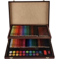 Conjunto de pintura em estojo ART BOX — 91 peças