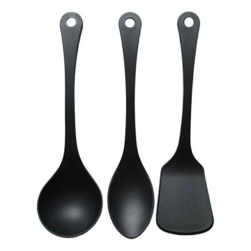 Conjunto de utensílios de cozinha TORO, 3 peças, preto