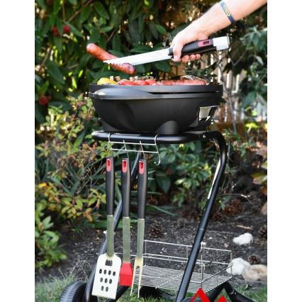 Conjunto de utensílios para grelhar 4 pçs