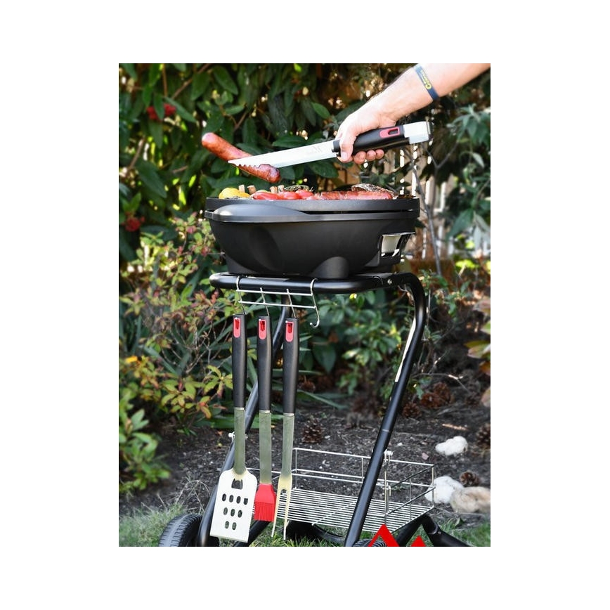 Conjunto de utensílios para grelhar 4 pçs