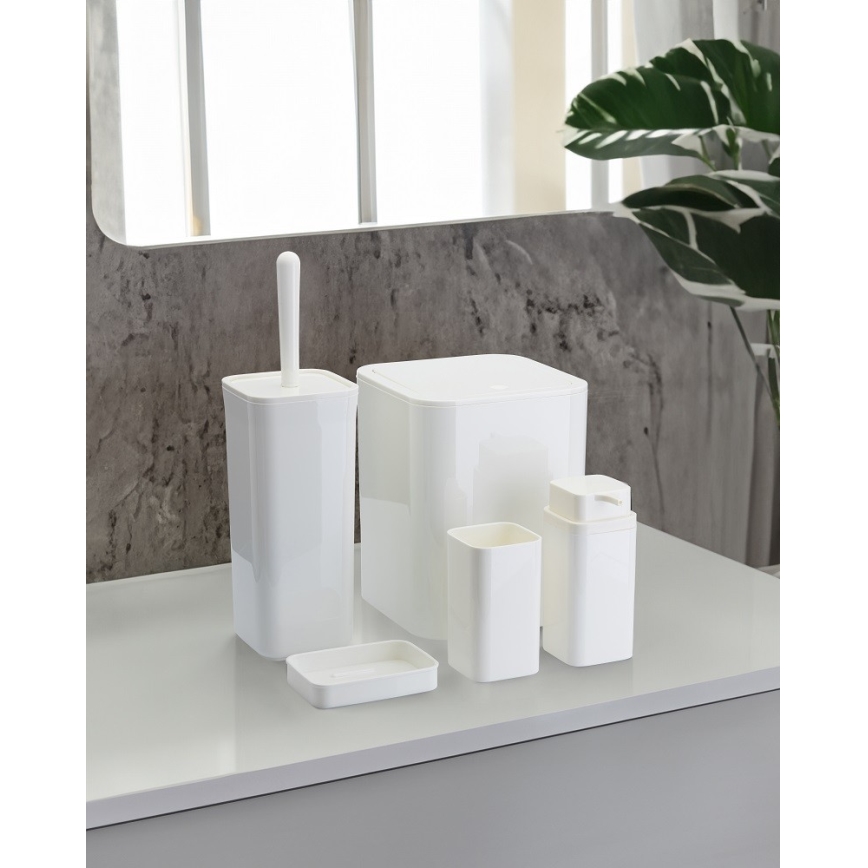 Conjunto para  casa de banho SIERRA 5 unid. branco