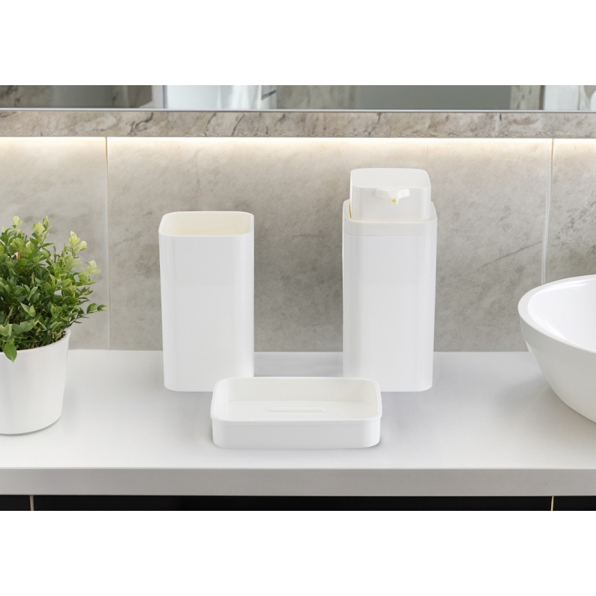 Conjunto para  casa de banho SIERRA 5 unid. branco