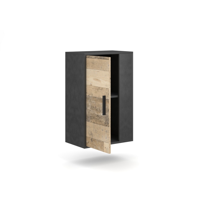 Conjunto para sala BRICK castanho/preto