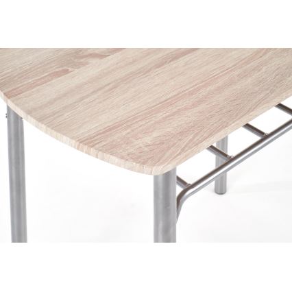 Conjunto para varanda LANCE 82x50 cm metal/carvalho Sonoma