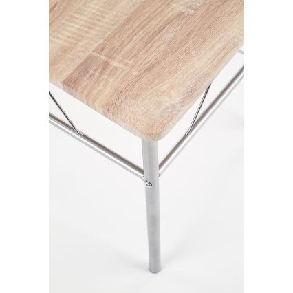 Conjunto para varanda LANCE 82x50 cm metal/carvalho Sonoma