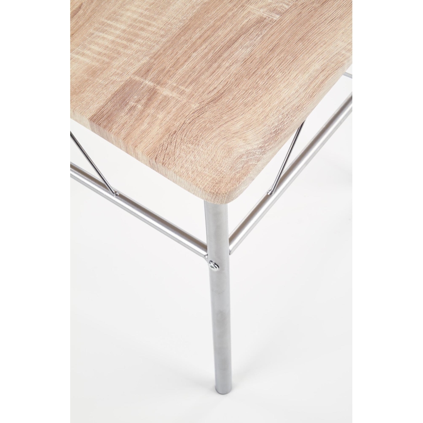 Conjunto para varanda LANCE 82x50 cm metal/carvalho Sonoma
