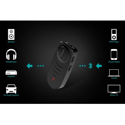 CONNECT IT CFF-4050-BK - Recetor de áudio Bluetooth AUX 110 mAh
