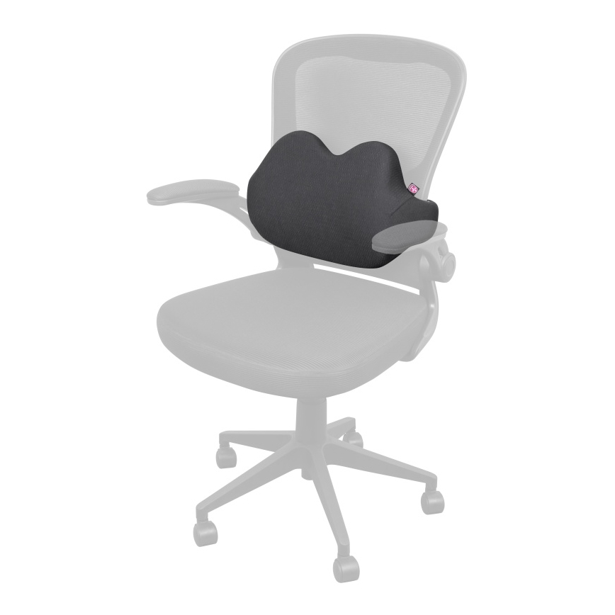 CONNECT IT CFH-5502-GY - Apoio lombar para cadeira antracite